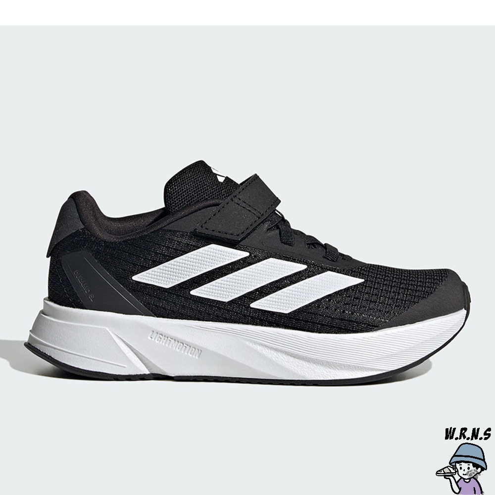 Adidas 童鞋 中童 大童 慢跑鞋 魔鬼氈 DURAMO SL 黑 IG2460