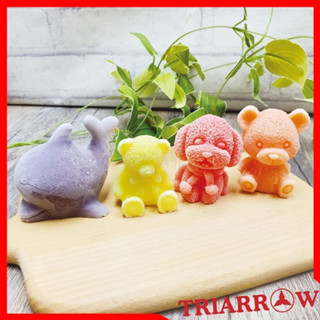 三箭牌3D可愛造型矽膠模-附滴管(4款可選)【芙詩雅烘焙坊】模具 小狗模具 矽膠模 造型模具 高湯模具 巧克力模 冰塊模