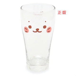 Sirotan 玻璃杯-大臉 海豹小白 日本卡通動漫角色造型圖案周邊商品 餐具廚具 水杯飲料杯 可愛動物造型杯透明杯