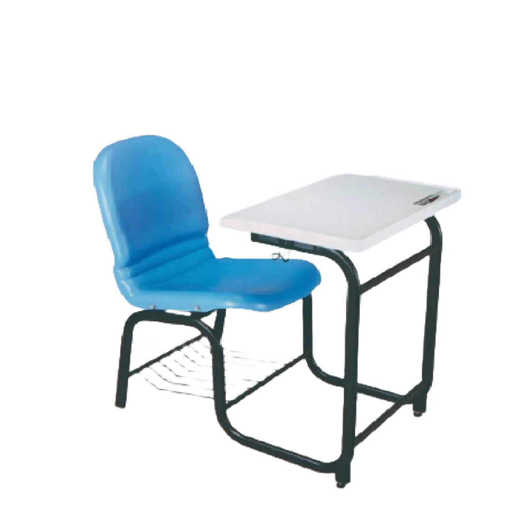 【柴購桌椅】單人連結式課桌椅 PP-107F 連結椅 個人桌椅 書桌 課桌 教室桌椅 學校推薦