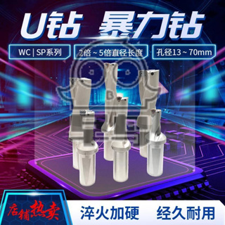 🔥推！熱賣中 U鑽鑽頭快速鑽頭WC|SP數控鑽13-70DY2倍3倍4倍5倍噴水鑽U鑽暴力鑽