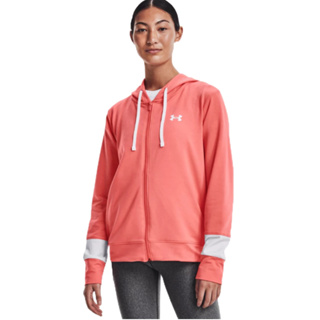 【UNDER ARMOUR】UA 女 Rival Terry 連帽外套(歐美版型)-優惠商品