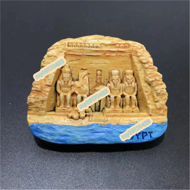 埃及金字塔人面獅身旅游紀念品 樹脂手繪冰箱貼磁貼 西班牙鬥牛 羅馬斗獸場 比利時希臘 雅典冰箱貼