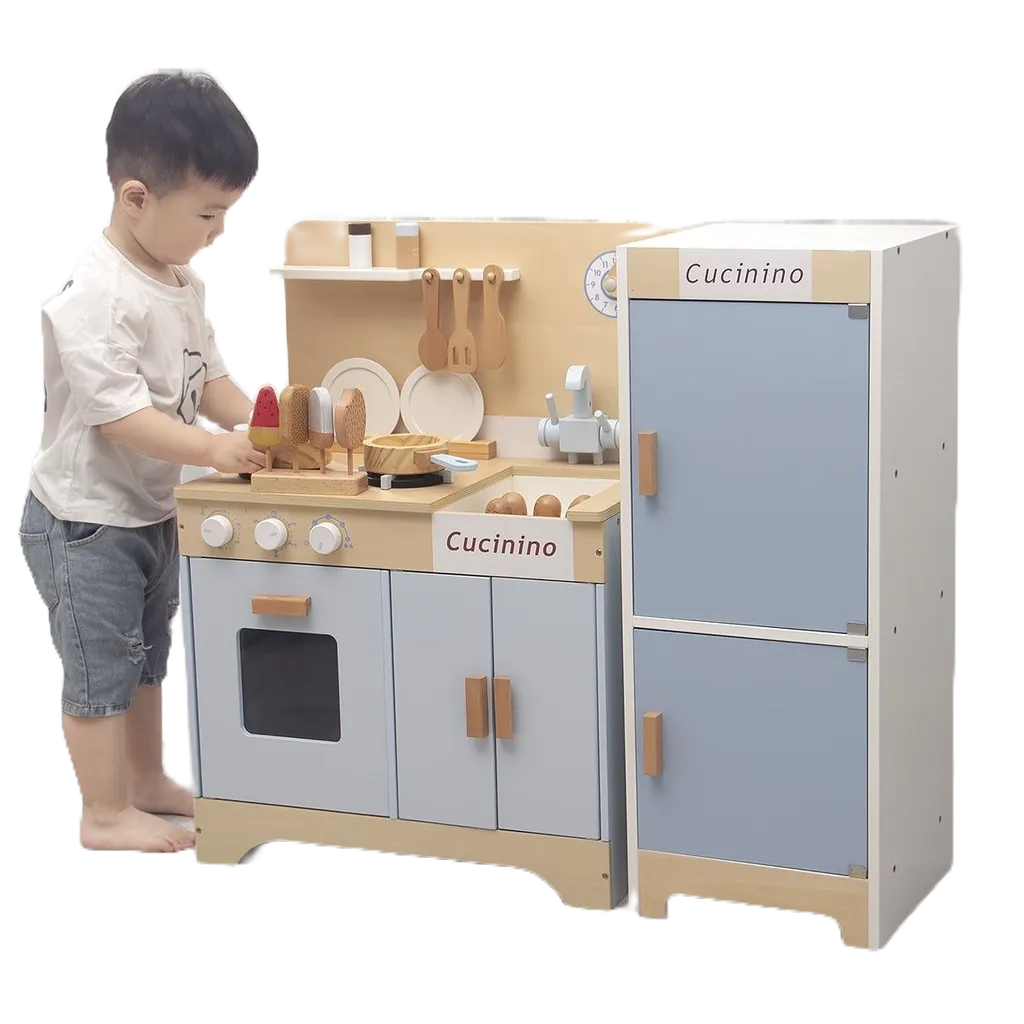 創新幼兒童廚房玩具小孩做飯寶寶仿真廚具男孩女孩過家家套裝水果切切限定