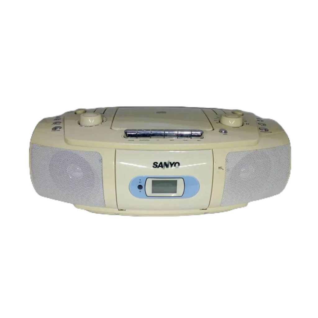 SANYO 三洋 CD/卡帶/USB/SD/FM/AM 手提式收音機 手提音響MCD-TP769MU(二手商品)