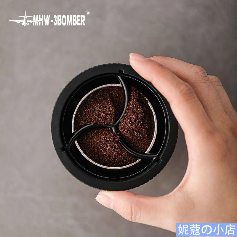 轟炸機 摩卡壺專用布粉器  可調意式咖啡壓粉器  配件龍捲風 ~妮蔻