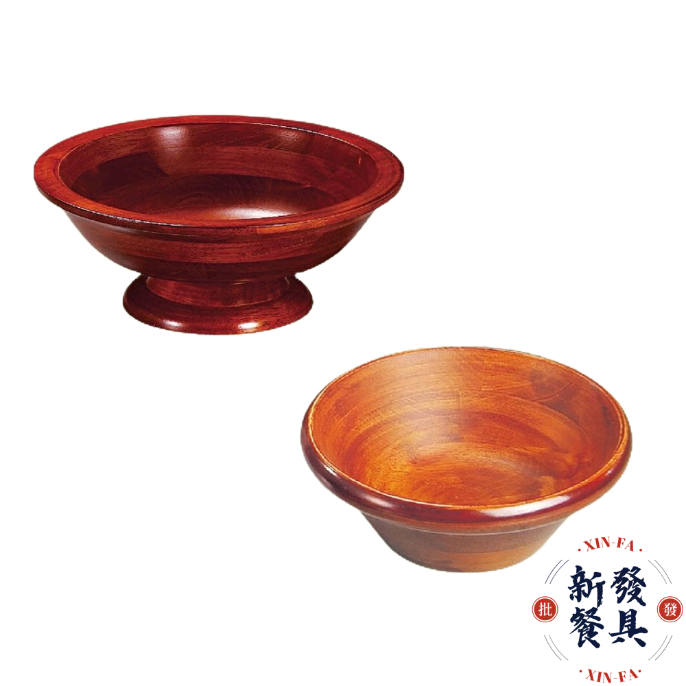 木盆木碗【新發餐具】沙拉碗 木盆 歐風木果盆 木製沙拉碗 木果碗 木製沙拉碗