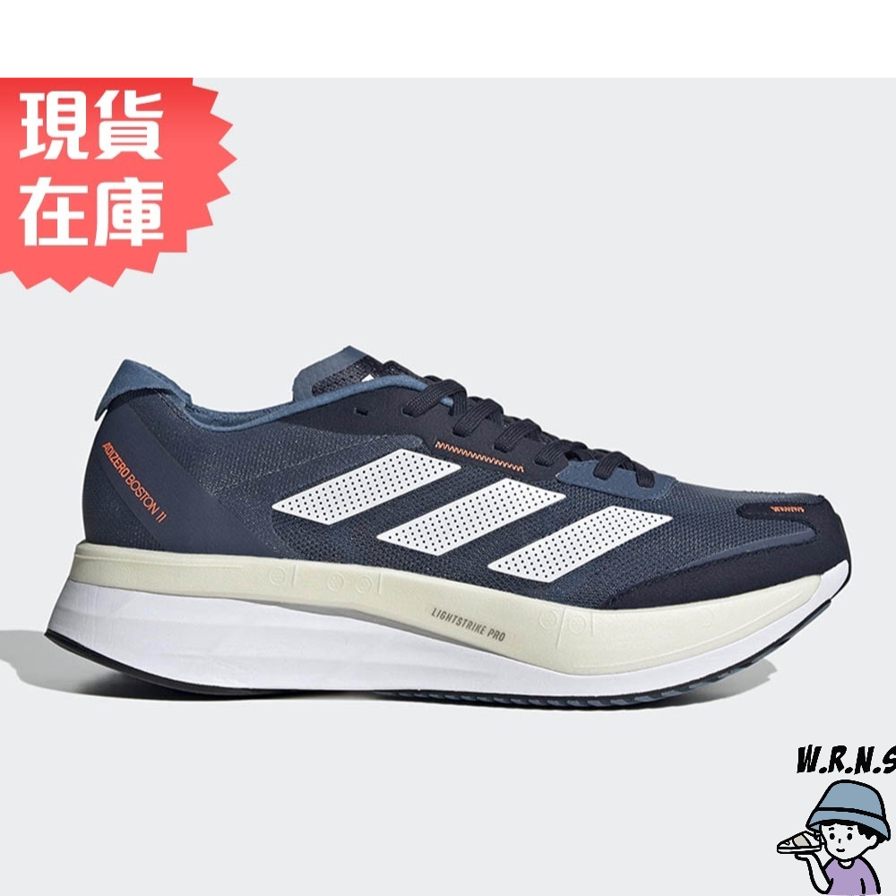 Adidas 男鞋 慢跑鞋 Adizero Boston 11 藍GX6653