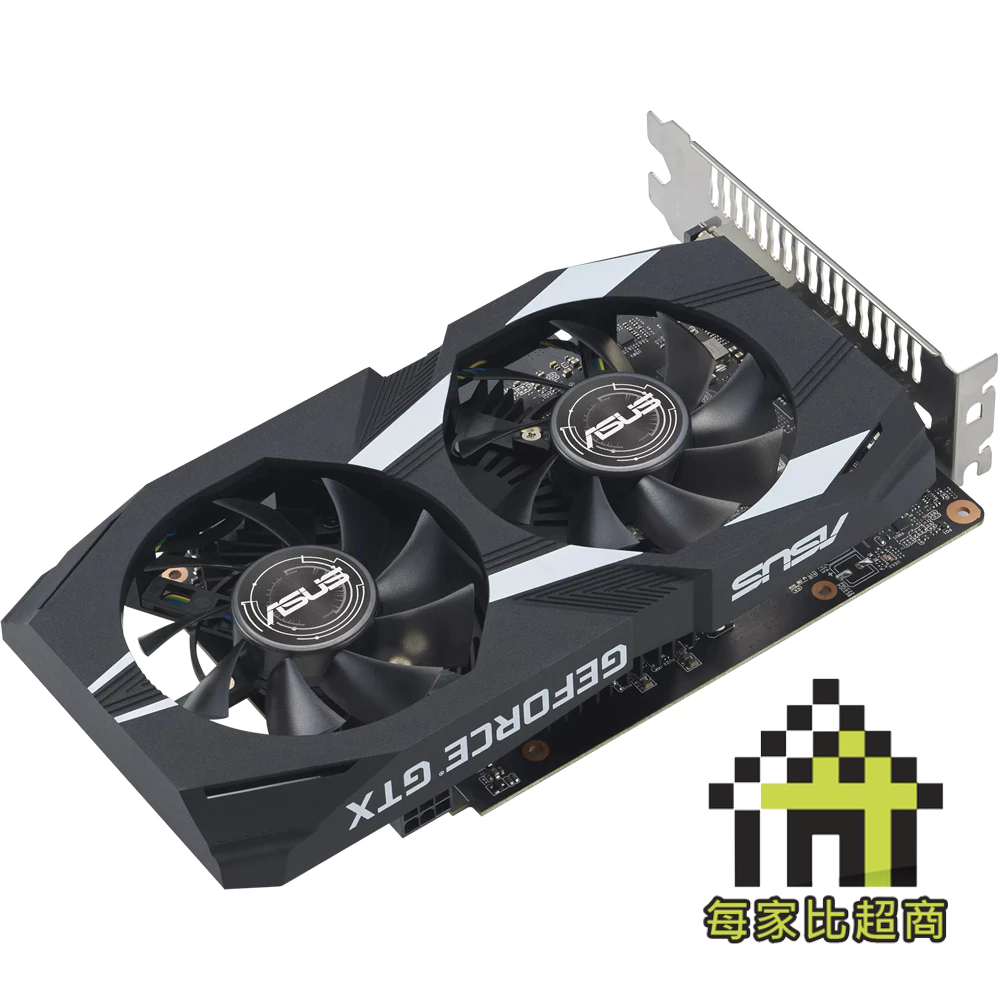 ASUS 華碩 DUAL-GTX1650-4GD6-P-EVO 顯示卡【每家比】