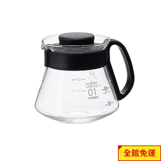 【HARIO V60經典系列】01黑色36咖啡分享壺360ml [XVD-36B-EX] 閃物咖啡