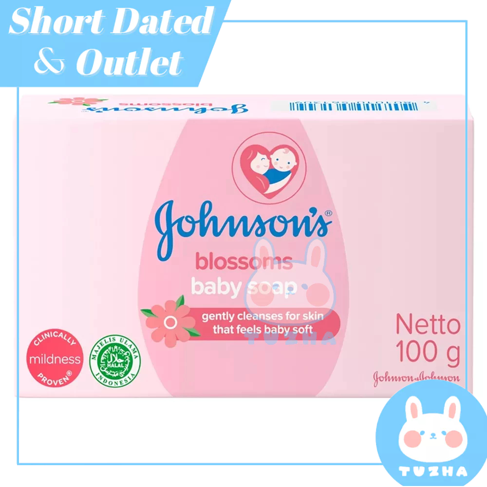 福利品【Johnson's 嬌生】嬰兒潤膚香皂-花香(100g)【兔雜tuzha】