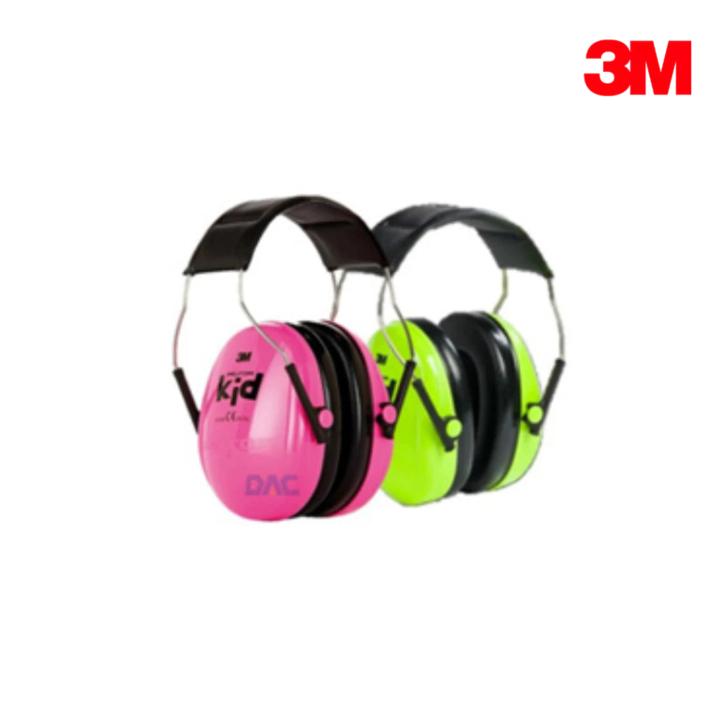 3M peltor kid H510A-K 隔音防護兒童耳罩 適用於工地/睡眠/學習/降噪 螢光綠【傑群工業補給站】