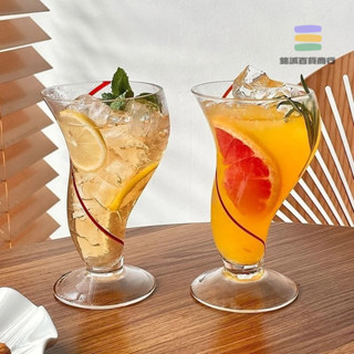 ✨特價免運#杯子 玻璃杯 果汁杯 雙層玻璃杯 耐熱玻璃杯 玻璃咖啡杯 玻璃杯子 飲料玻璃杯 網紅杯 冰啤酒杯 果汁玻璃杯