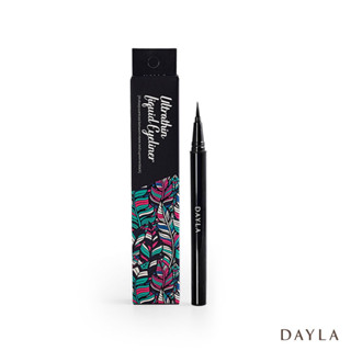 DAYLA黛樂美妝 輕靈雀羽極黑抗暈眼線液筆 眼線防水防暈 2.5ml DAYLA森林系輕彩妝保養官方旗艦店
