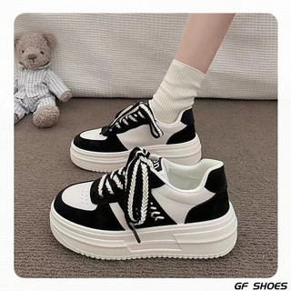 【GF SHOES】免運🎫 爆款小白鞋 厚底鞋 百搭 板鞋 休閒鞋 球鞋 爆款厚底小白鞋女春秋百搭ins潮板鞋2024