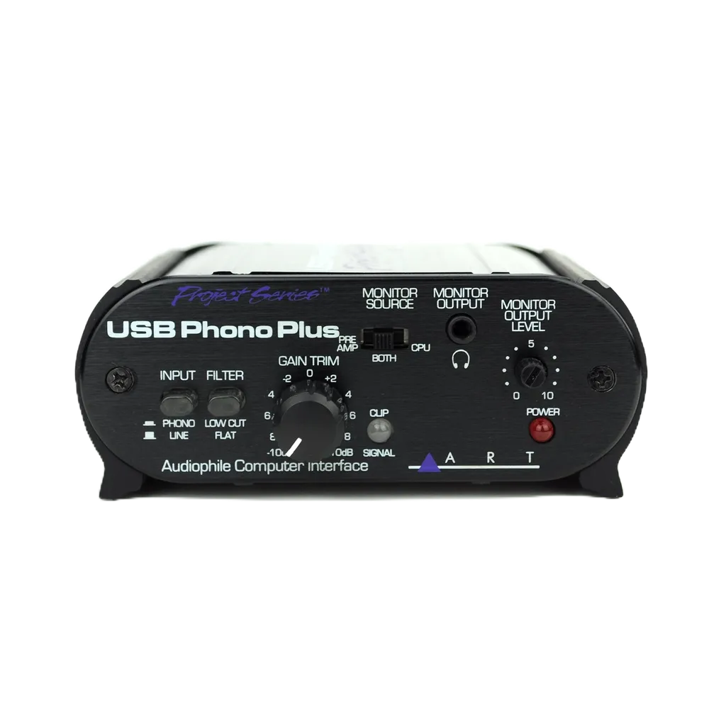 ART USB 2.0 Phono Plus PJ版LP唱盤放大器-黑膠達人推薦-附軟體【音響世界】