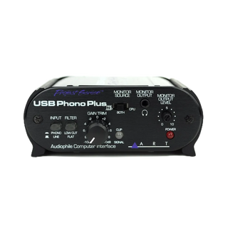 ART USB 2.0 Phono Plus PJ版LP唱盤放大器-黑膠達人推薦-附軟體【音響世界】