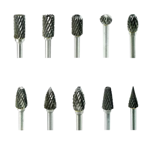 10支組鎢鋼刀 刻磨機 雕刻機 配件 滾磨刀 6mm頭徑 3mm柄徑 金屬雕刻 研磨機 10件磨刀組 含收納盒