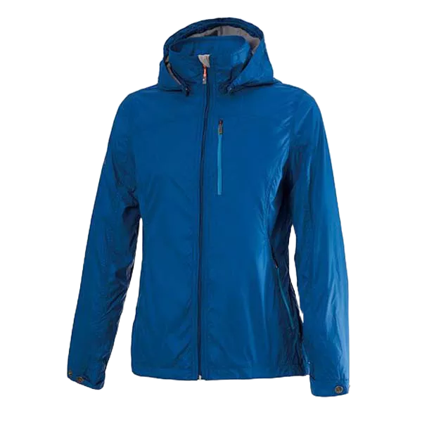 WILDLAND 0A72913-70 女輕量天鵝絨防風保暖外套 藍色《台南悠活運動家》