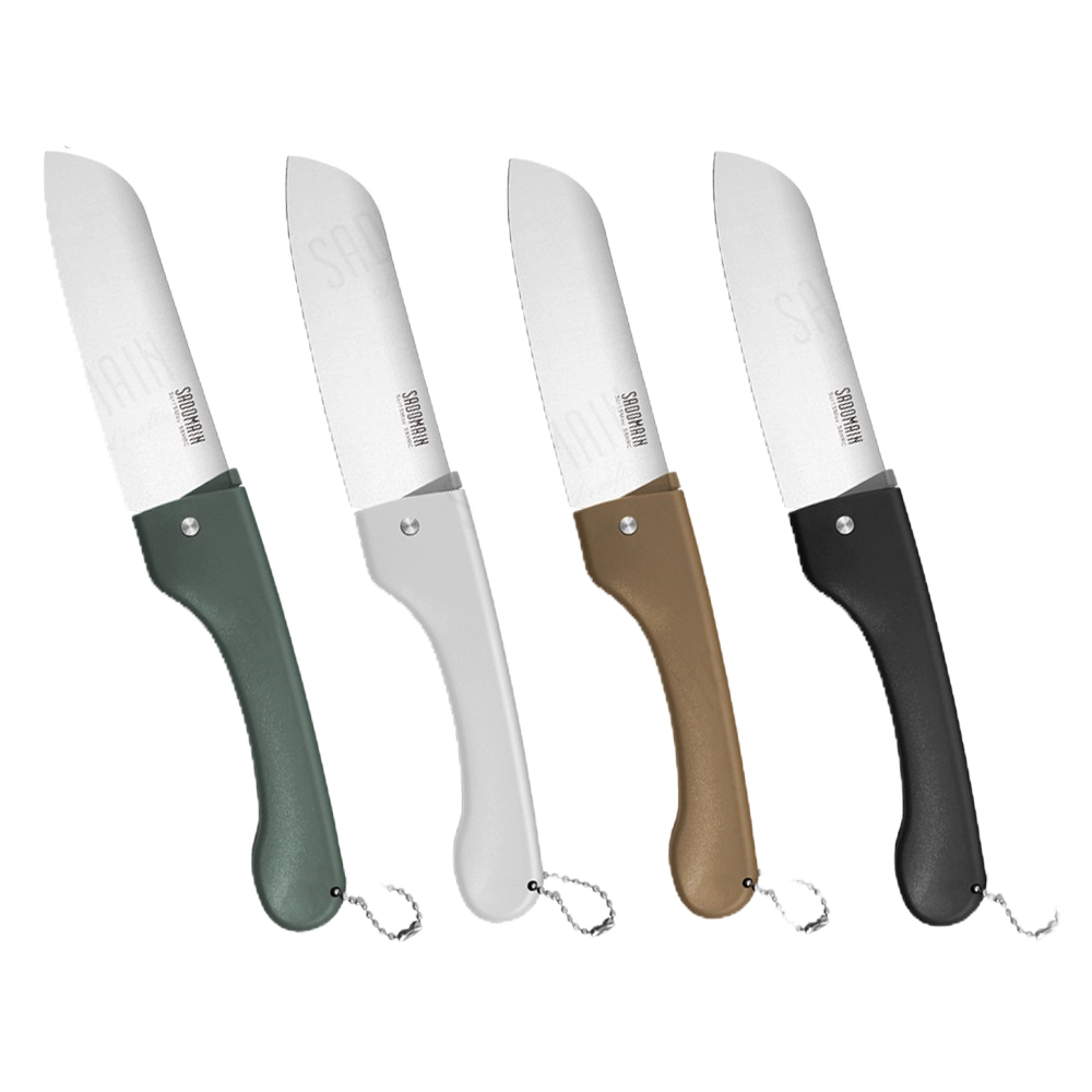 仙德曼  露營系列-戶外折合料理刀 (附專屬收納套)  露營刀 料理刀 折疊刀 KK605 《台南悠活運動家》