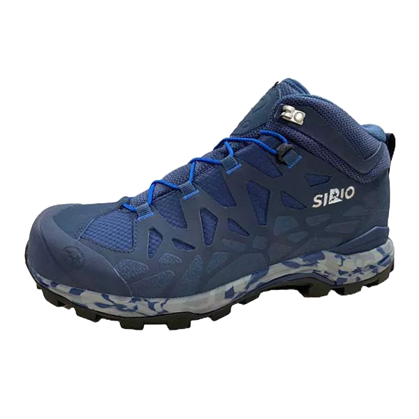 SIRIO PF156DE丹寧藍 日本3E+寬楦MEGAGRIP大底 男GoreTex 中筒防水登山鞋《台南悠活運動家》