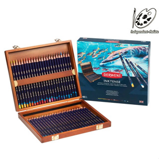 英國德爾文 DERWENT INKTENSE 水墨色鉛筆 48色 木盒裝 / DW2300151