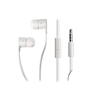 【2入組】HTC MAX300 原廠 立體聲 扁線入耳式耳機 白色 (密封袋裝)