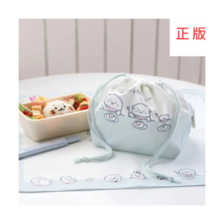 日本Sirotan-海豹小白 束口袋 塗鴉繪 小物袋 收納 便當袋 萬用袋 零食袋 衛生袋 手提袋 禮物袋 雙面束口袋