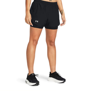 【UNDER ARMOUR】女 Fly By 2in1 短褲_1382440-001