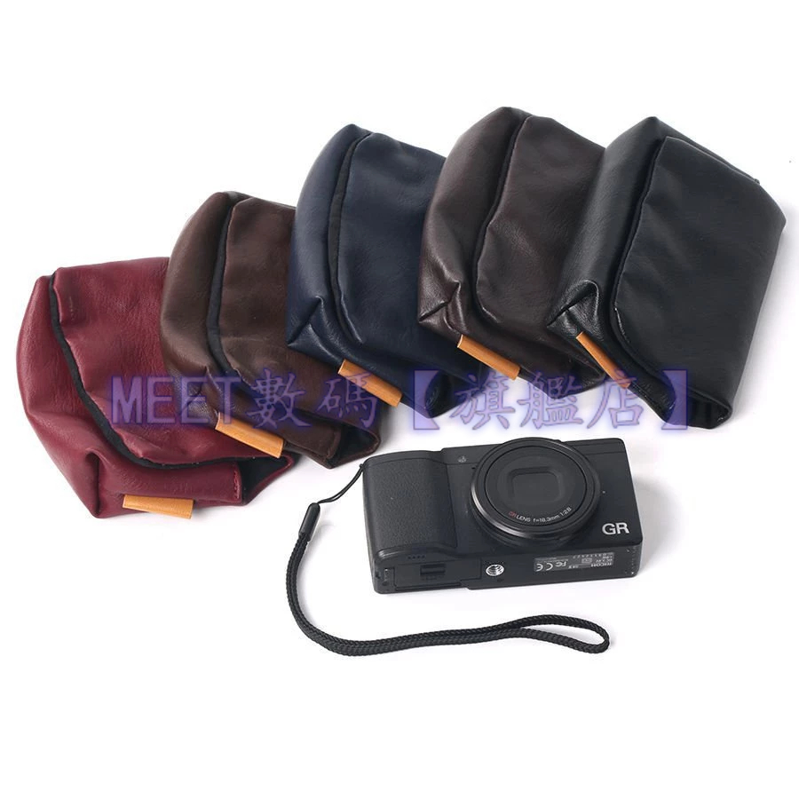 ⚡門市優選⚡背包客適用於理光GR索尼黑卡RX100係列輕便相機包佳能G9X數碼手包