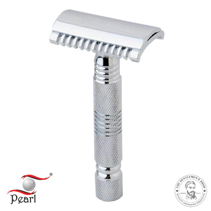 [現貨] 義大利進口 印度Pearl Shaving SSH-01 開放式 安全刮鬍刀 傳統 刮鬍刀