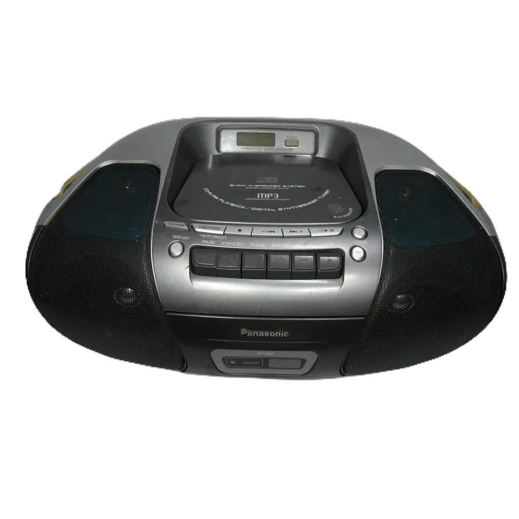Panasonic 國際牌FM/AM/卡帶 手提式收音機【RX-D29】大功率輸出60W 二手商品