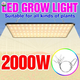 【叄曦燈飾】免運 110V全光譜LED植物燈 室內1000W生長燈 種植量子板園藝照明2000W溫室蔬菜花卉種子培育