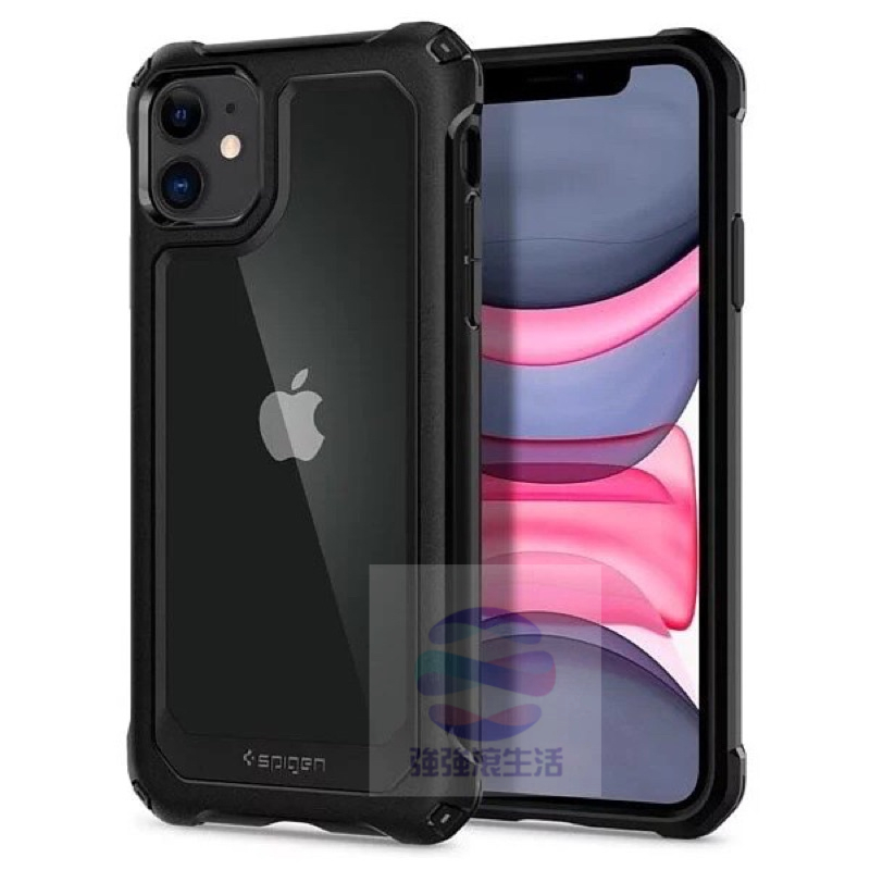 強強滾Spigen iPhone11 Gauntlet軍規防摔保護殼-黑 手機殼 11pro promax 11 pro