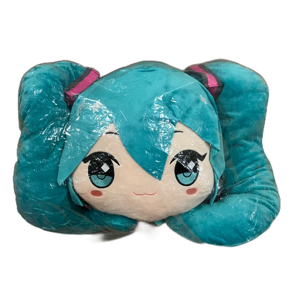 初音未來 miku 初音ミク 大頭抱枕 絨毛娃娃