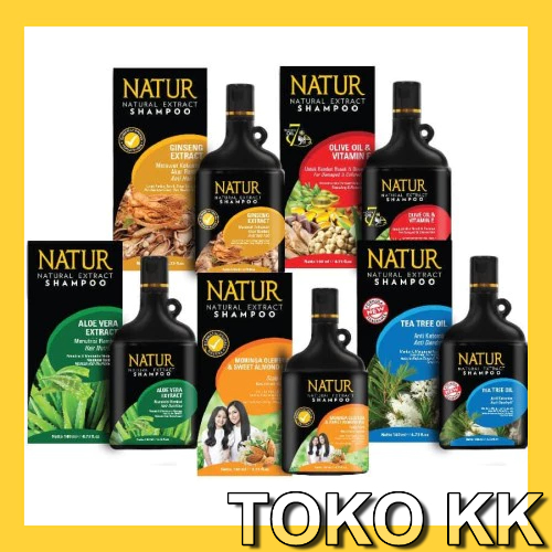 NATUR Shampoo Hair Tonic Vitamin Rambut Conditioner KBT223