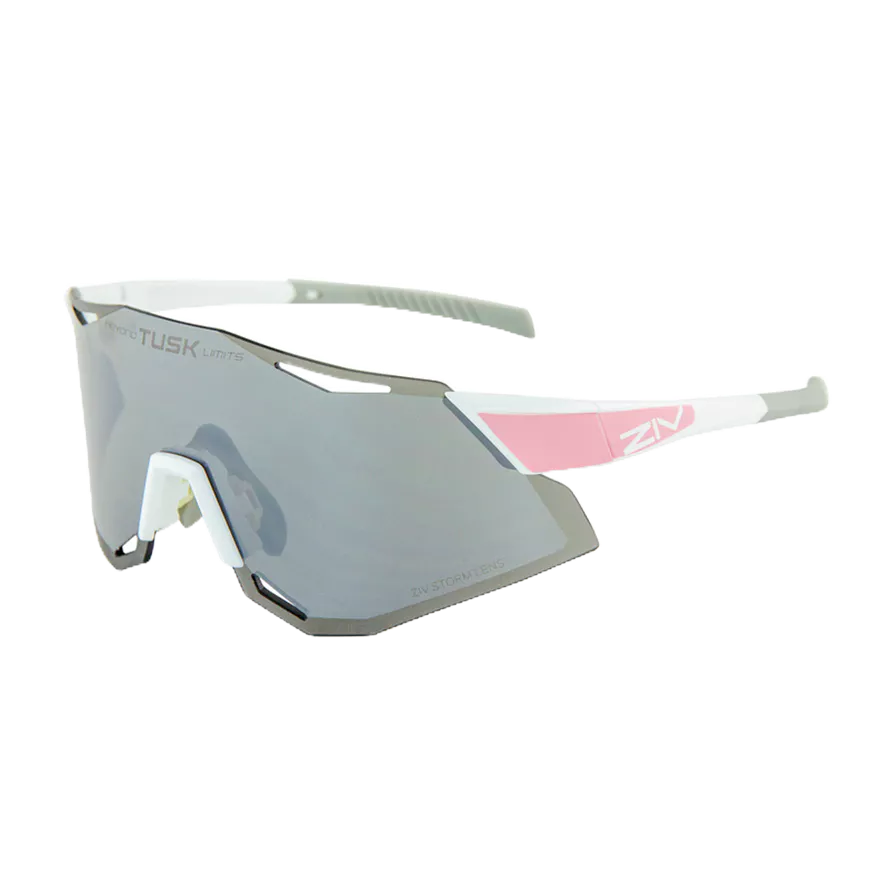 ZIV-188 TUSK 亮白框 + 抗UV400、防霧 戶外 登山 自行車 太陽眼鏡 運動眼鏡《台南悠活運動家》