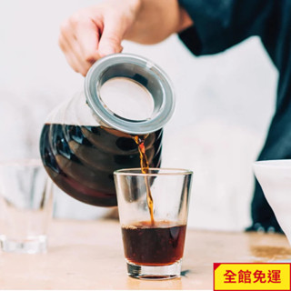 [ HARIO 雲朵系列 ] V60雲朵80咖啡 03玻璃分享壺-透明 800ml [XGS-INT-03TB]閃物咖啡