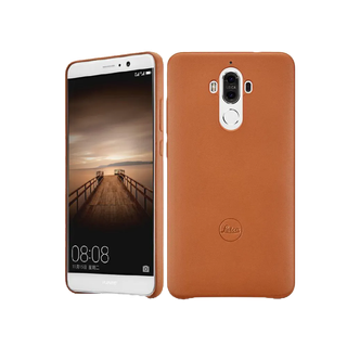 HUAWEI 華為 Mate9 原廠 徠卡定製牛皮保護殼 棕色 (盒裝)