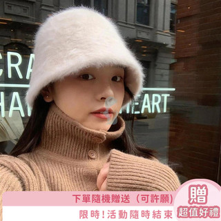 毛帽 漁夫帽女 帽子女 女帽子 毛毛帽 保暖帽 水桶帽 女生帽子 毛漁夫帽 漁夫帽毛 毛毛漁夫帽 絨毛漁夫帽 漁夫帽韓國