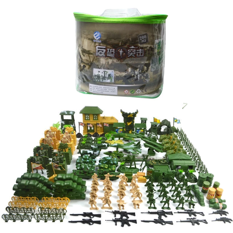 小兵人 兒童沙盤玩具 士兵 軍事套裝 坦克飛機現代戰爭基地模型 二戰模型 玩具兵 玩具士兵 軍人玩具 士兵模型 士兵玩具
