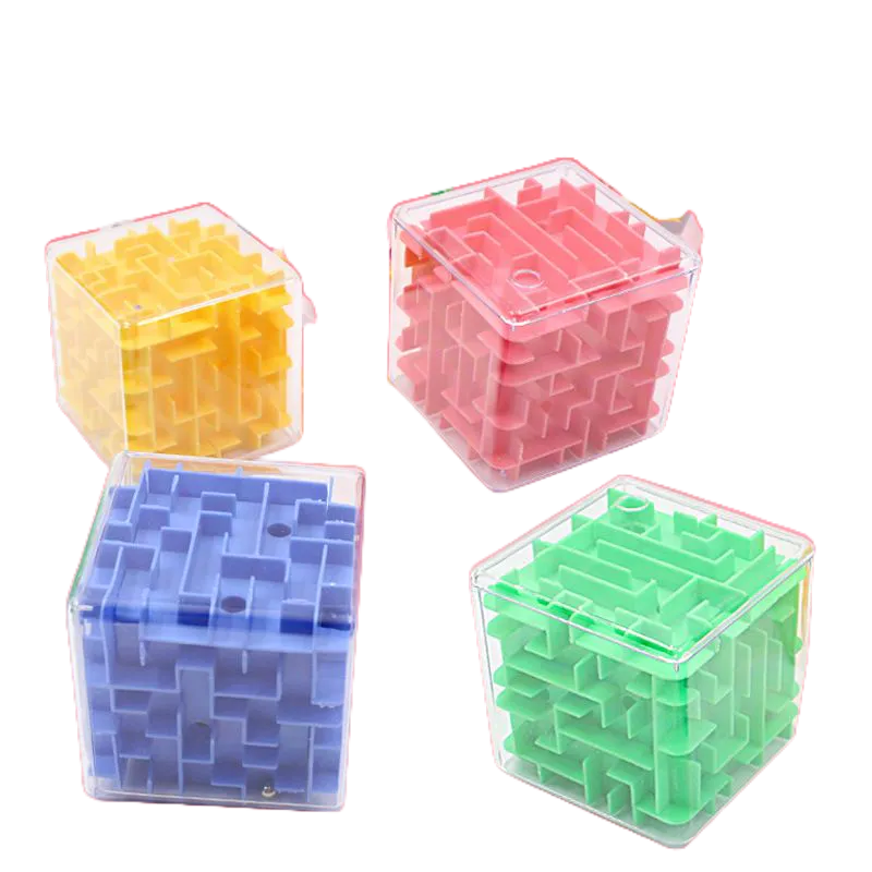【台灣現貨】3D立體迷宮 兒童 玩具 3d 立體 正方形迷宮 魔方 益智 早教 禮物 上課玩具 科技小物 舒壓小物