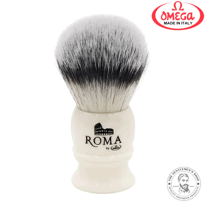 [現貨] 義大利製 OMEGA ROMA Colosseo 31mm 高級合成纖維毛 刮鬍刷 柔軟親膚