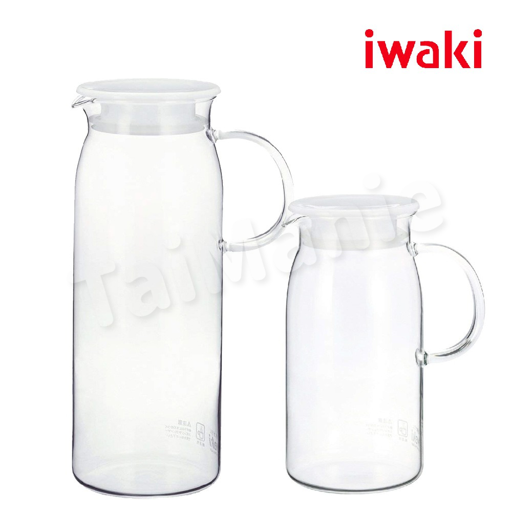 iwaki 日本耐熱玻璃把手冷/熱水壺