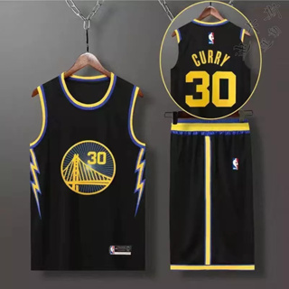 NBA籃球衣套裝 勇士球衣 籃球衣 23-24賽季 Warriors金州勇士隊 玫瑰球衣 Curry 30號 籃球背心