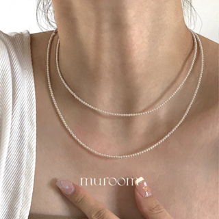 【🇰🇷奶油小珍珠項鏈】2/3/4mm珍珠項鍊 Muroom 水晶珍珠項鍊[C04]