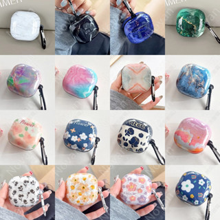 Galaxy Buds2 Pro/Buds FE保護殼 三星Buds Live/Pro無線耳機套保護套 卡通日韓石紋