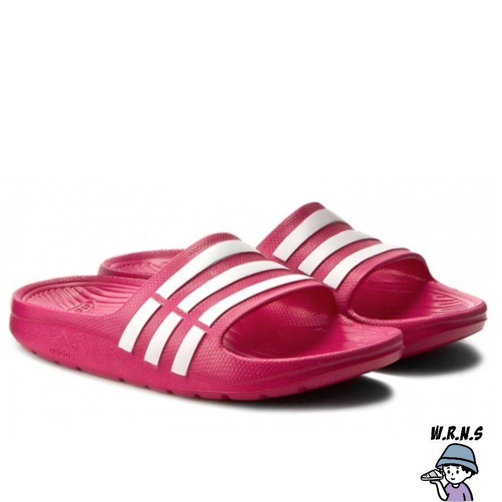 ADIDAS DURAMO SLIDE 女鞋 拖鞋 一體成形 防水 桃紅  G06797