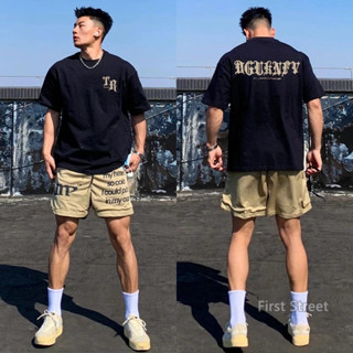 限時下殺！重磅短t 純棉t恤 oversize 短袖t恤 寬鬆落肩t 美式復古上衣 情侶裝潮t 大尺碼 高磅數 男生衣服