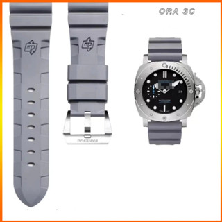 代用 PANERAI 26 毫米軟矽膠錶帶適用於沛納海潛水 PAM 111 380 胖大海 男士防水錶帶手錶手鍊配件